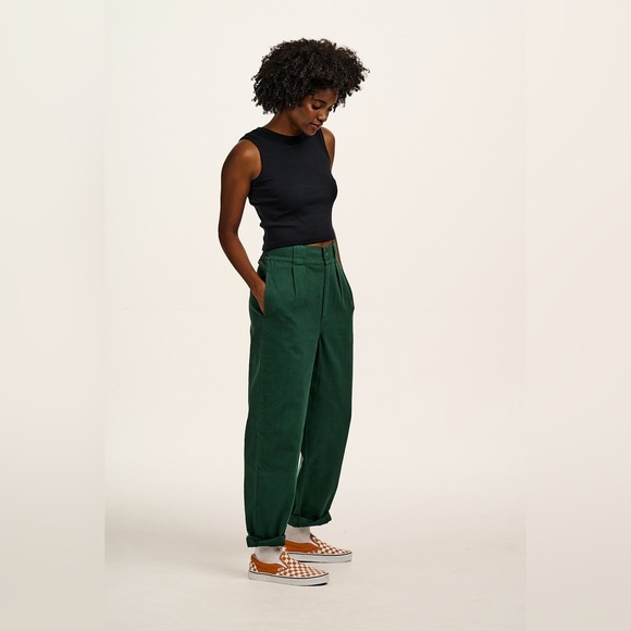 Lucy & Yak Posy Green Addison Jeans 28P / US 6 - Picture 5 of 5